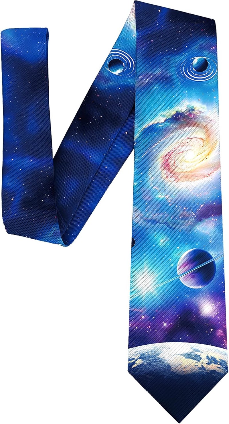 Guhothli Mens Funny Neckties Fashion Neck Ties Formal Party Novetly Tie for Men - Image 3
